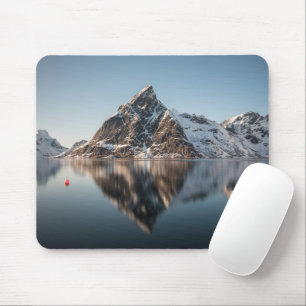 Lofoten Mountain Landscape Photo Mouse Pad