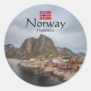 Lofoten Norway Classic Round Sticker