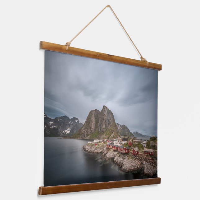 Lofoten Norway Hanging Tapestry (Angled)