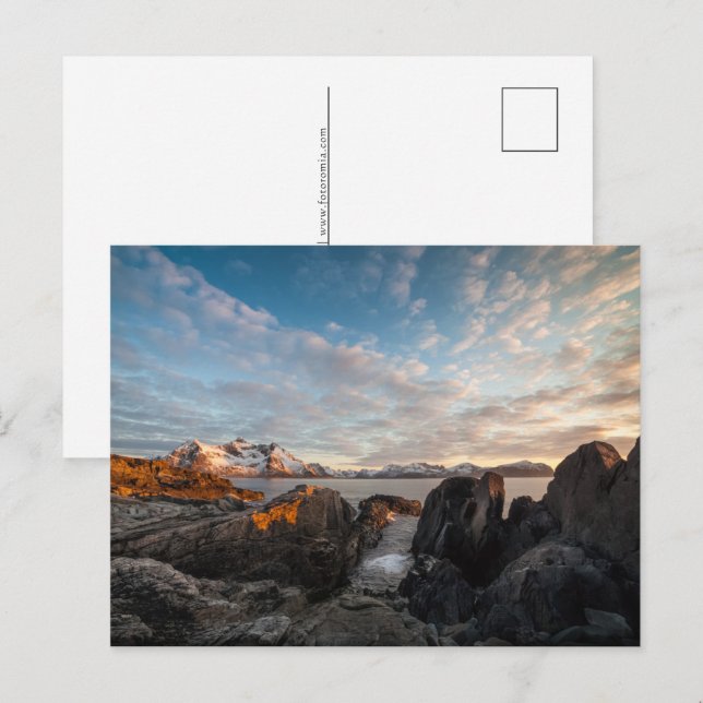 Lofoten Norway Holiday Postcard (Front/Back)