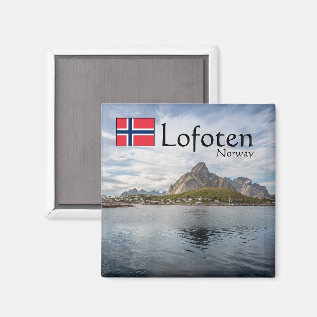Lofoten Norway Magnet (Front/Back)
