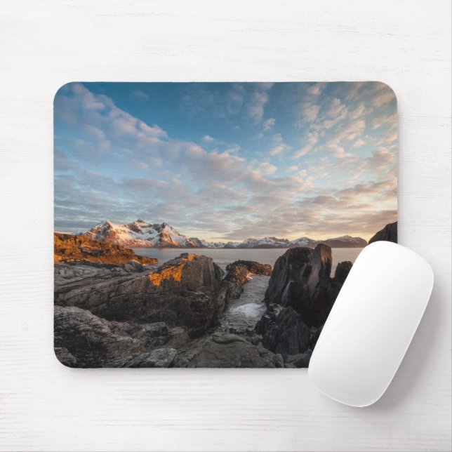 Lofoten Norway Mouse Pad (With Mouse)