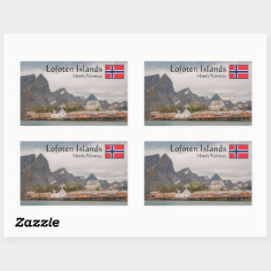 Lofoten Norway Rectangular Sticker