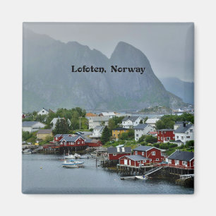 Lofoten, Norway scenic landscape photograph Magnet