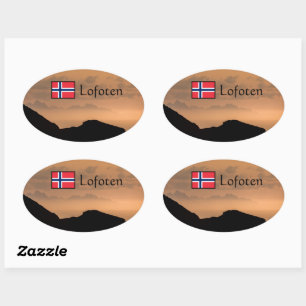 Lofoten Oval Sticker