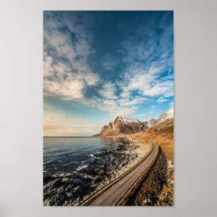 Lofoten Road Poster