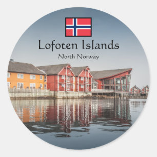 Lofoten Souvenir Classic Round Sticker