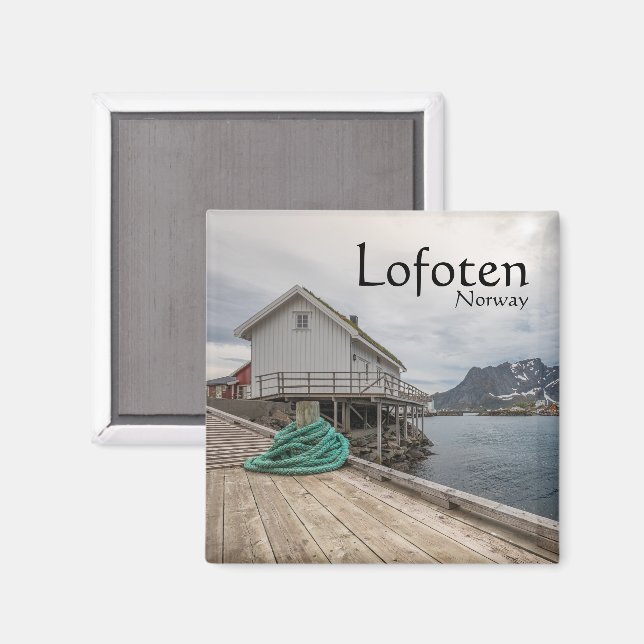 Lofoten Souvenir Magnet (Front/Back)