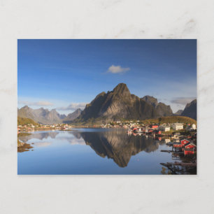 Lofoten - Village of Reine postcard no text