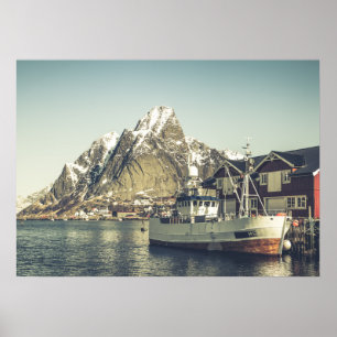 Lofoten Vintage Poster