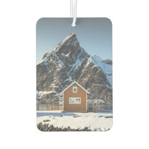 Lofoten Yellow Cabin Car Air Freshener