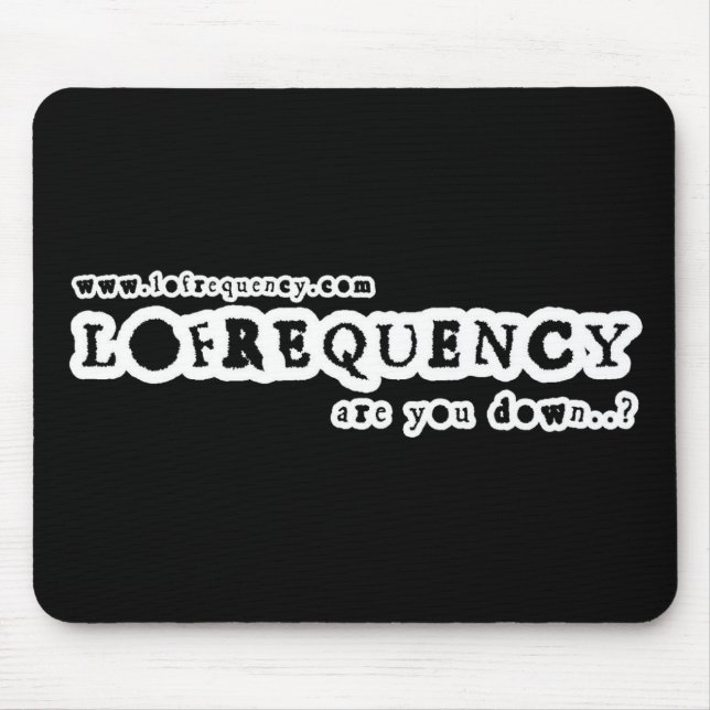 Lofrequency Logo2 Mousemat (Front)