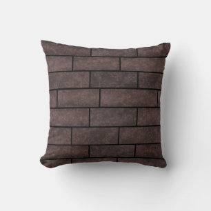 Loft, brick, brown brick cushion