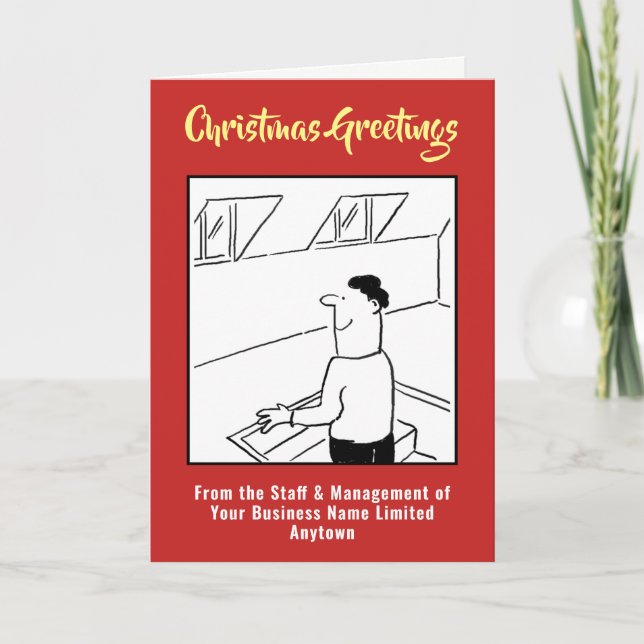 Loft Installation Company Christmas Card (Front)
