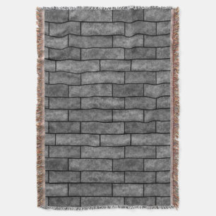 loft, light grey throw blanket