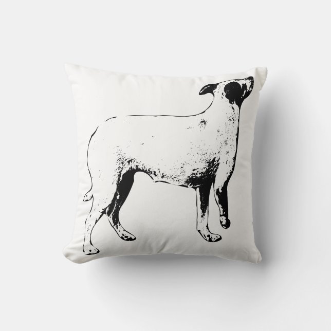 Loft Lines—Upright Dog Cushion (Front)