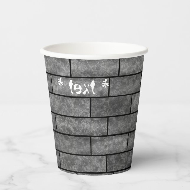 Loft, marble loft round pillow paper cups (Front)