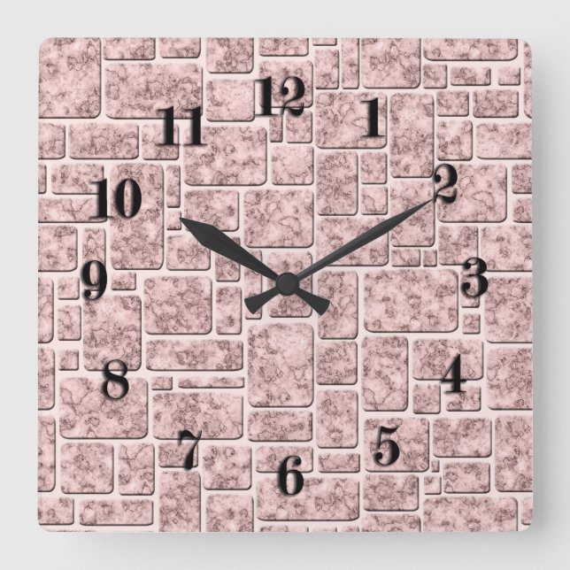Loft Square Wall Clock (Front)