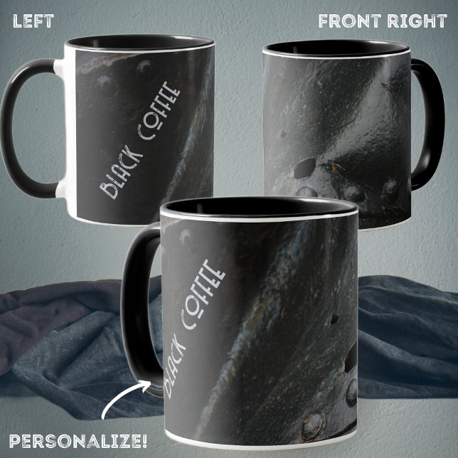 Loft style minimalist black metal mug (Creator Uploaded)