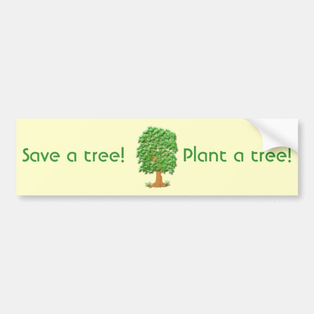 Lofty Tree Bumper Sticker (Front)