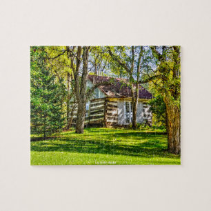 Log Cabin Alaska Jigsaw Puzzle