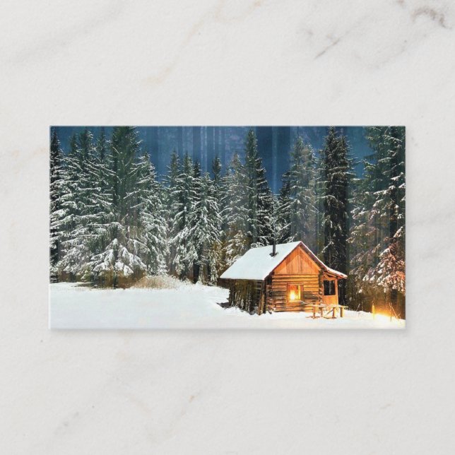 Log Cabin Business Card (Front)