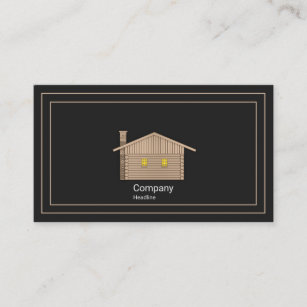 Log Cabin Business Card