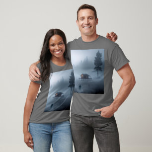 Log Cabin by the Haunted Lake T-Shirt