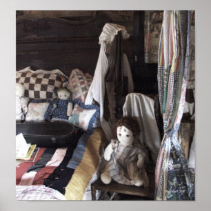 Log Cabin Dollies Poster