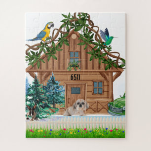 Log Cabin Home Jigsaw Puzzle