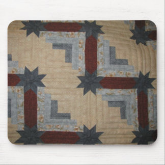 Log Cabin Mouse Pad