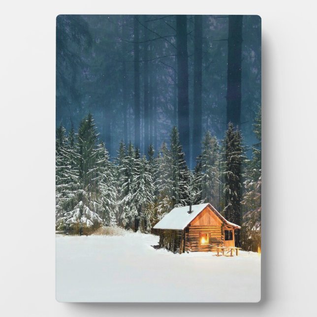 Log Cabin Plaque (Front)