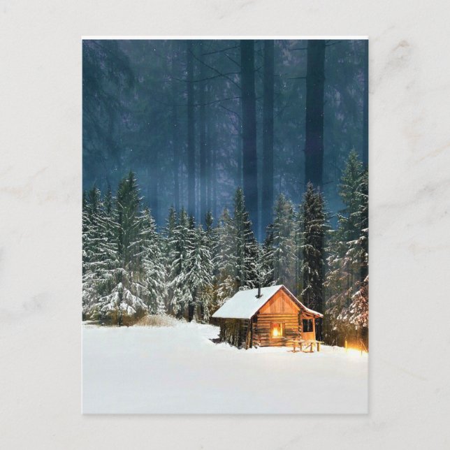 Log Cabin Postcard (Front)