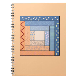 Log Cabin Quilt Notebook