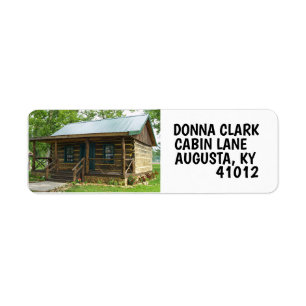 LOG CABIN RETURN ADDRESS LABELS