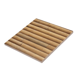 Log Cabin Siding Background Ceramic Tile