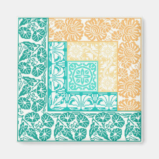 Log Cabin Summer Magnet