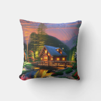 Log Cabin Vibes Cushion