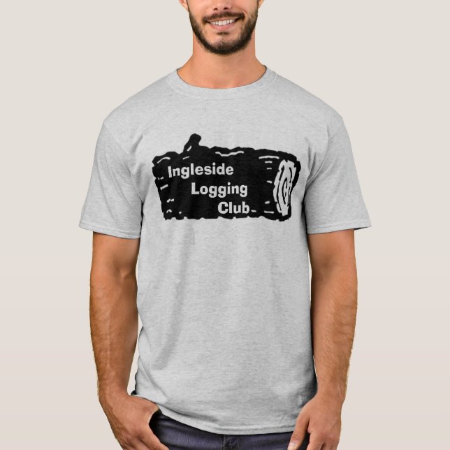 log, Ingleside        Logging              Club  T-Shirt (Front)