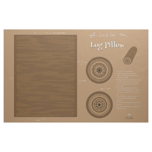 Log Pillow - Cut and Sew Fabric (Yard)