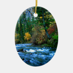 Logan Canyon River Ceramic Tree Decoration