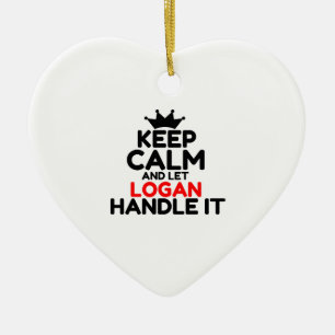 LOGAN CERAMIC ORNAMENT