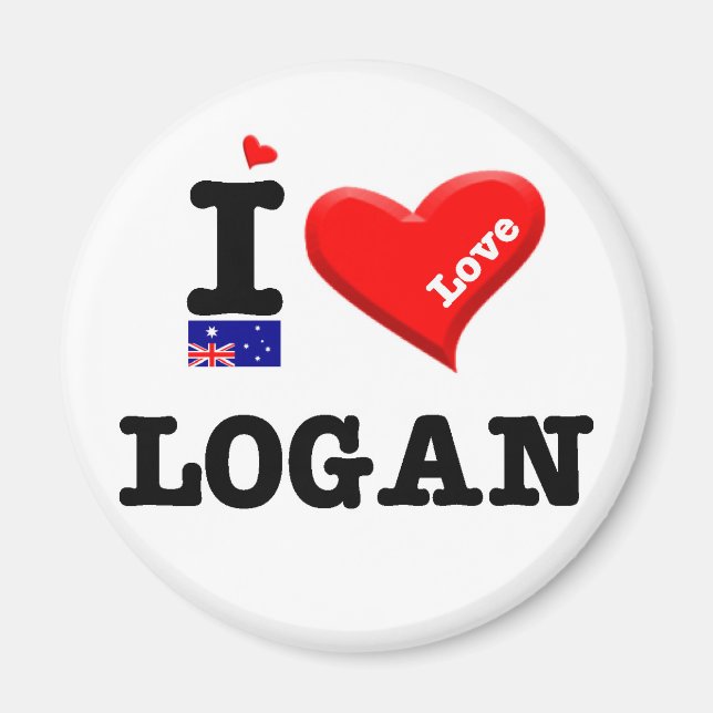 LOGAN - I Love Magnet (Front)