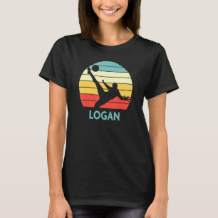 Logan Name Personalised Soccer T-Shirt