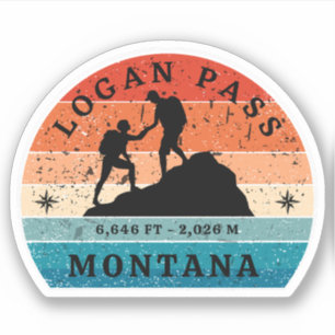 Logan Pass Hiking, montana alpine pass