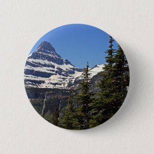 Logan Pass In Glacier National Park 6 Cm Round Badge