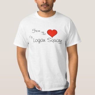 Logan Square - From The Heart Of T-Shirt