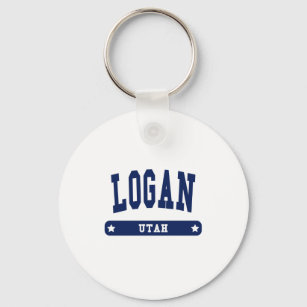 Logan Utah College Style tee shirts Key Ring
