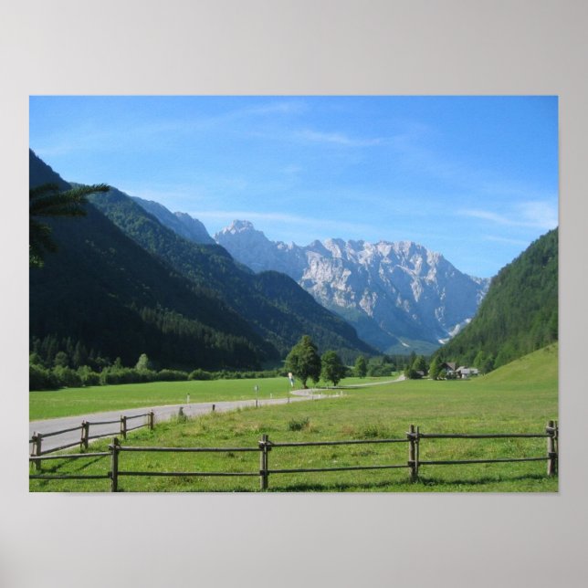 Logarian dolina Slovenia Poster (Front)