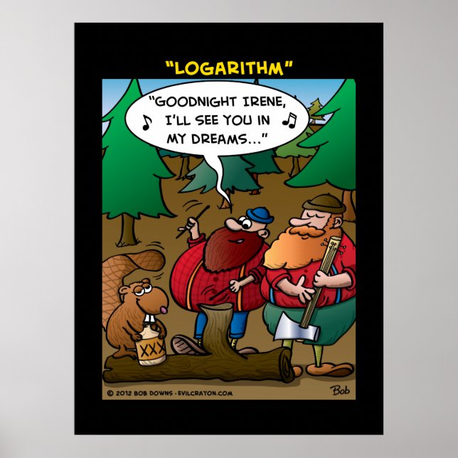 "Logarithm" Poster (Front)